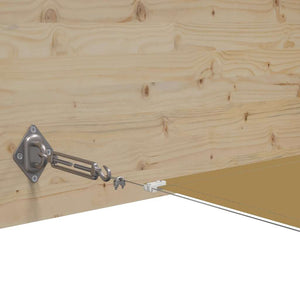 Τέντα Κάθετη Μπεζ 60 x 1200 εκ. από Ύφασμα Oxford - PAKOBAZAAR