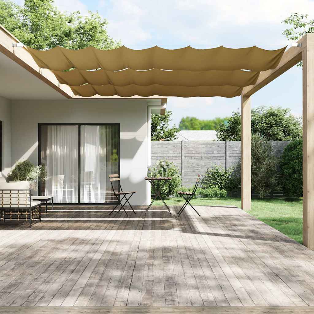 Τέντα Κάθετη Μπεζ 140 x 360 εκ. από Ύφασμα Oxford