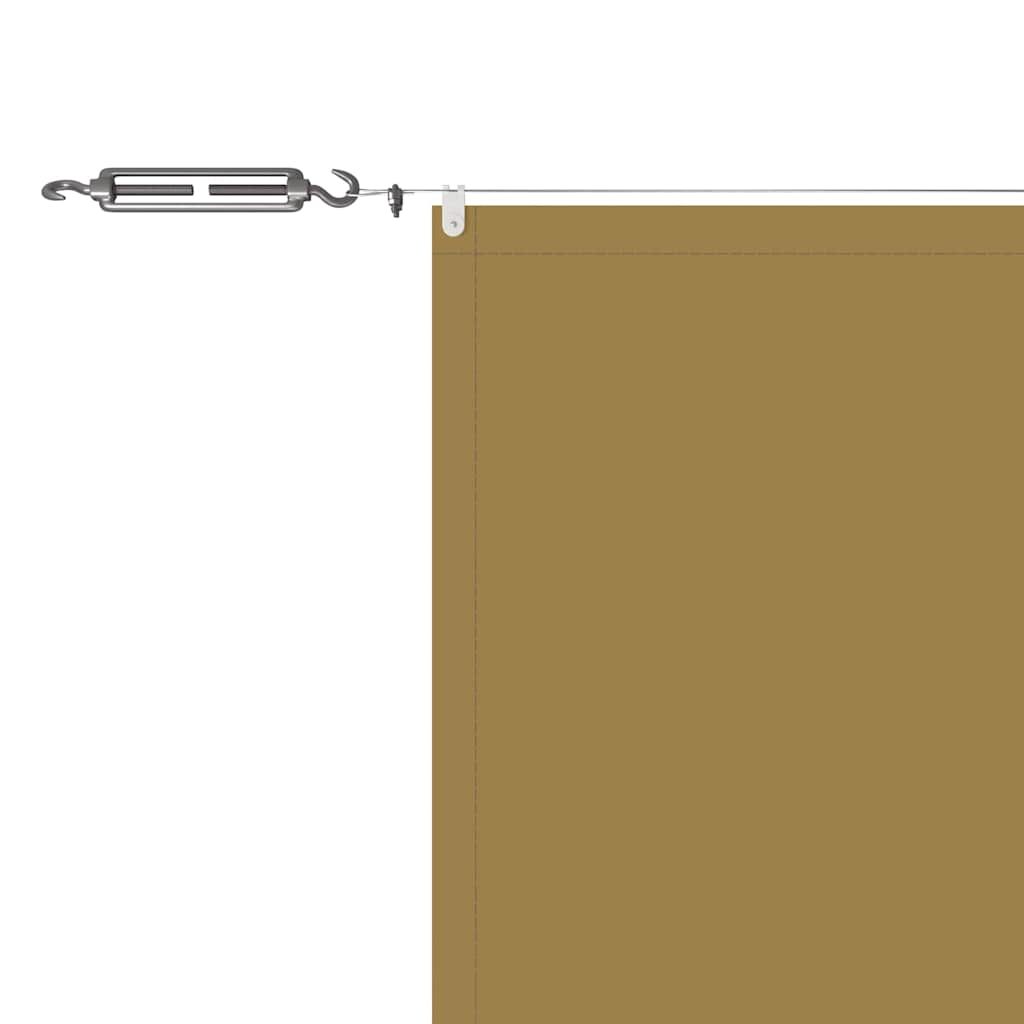 Τέντα Κάθετη Μπεζ 180 x 600 εκ. από Ύφασμα Oxford