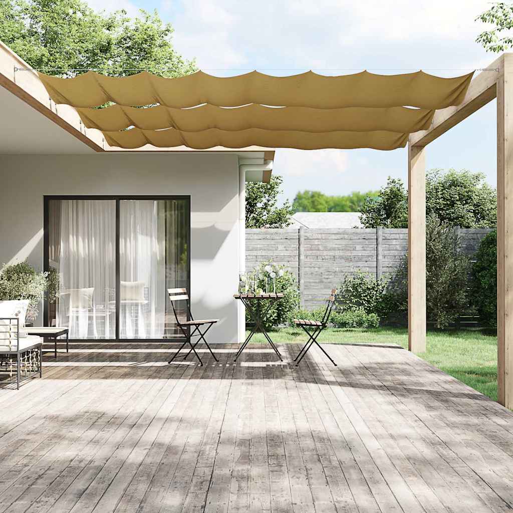 Τέντα Κάθετη Μπεζ 180 x 600 εκ. από Ύφασμα Oxford