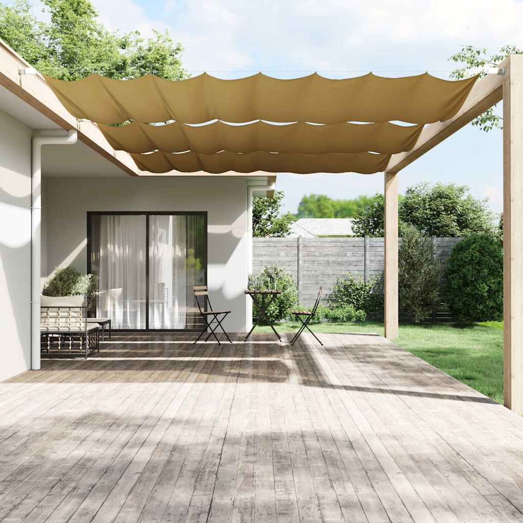 Τέντα Κάθετη Μπεζ 200 x 360 εκ. από Ύφασμα Oxford