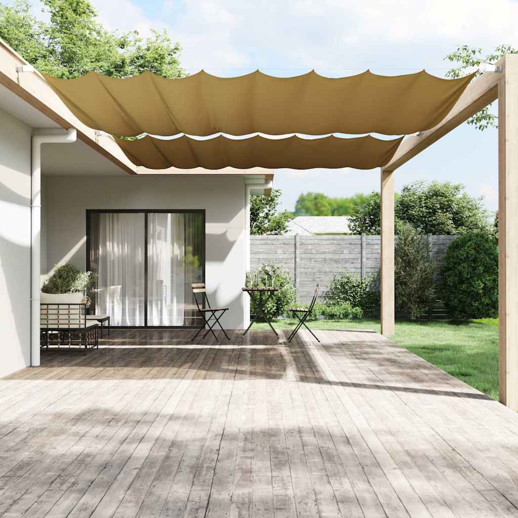 Τέντα Κάθετη Μπεζ 300 x 360 εκ. από Ύφασμα Oxford