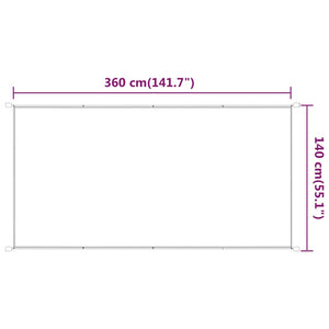 Τέντα Κάθετη Ανοιχτό Πράσινο 140 x 360 εκ. από Ύφασμα Oxford - PAKOBAZAAR