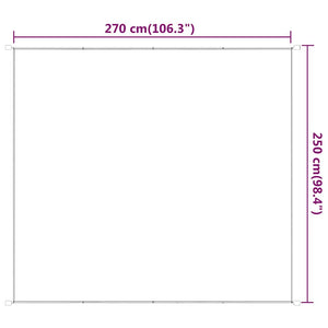 Τέντα Κάθετη Ανοιχτό Πράσινο 250 x 270 εκ. από Ύφασμα Oxford