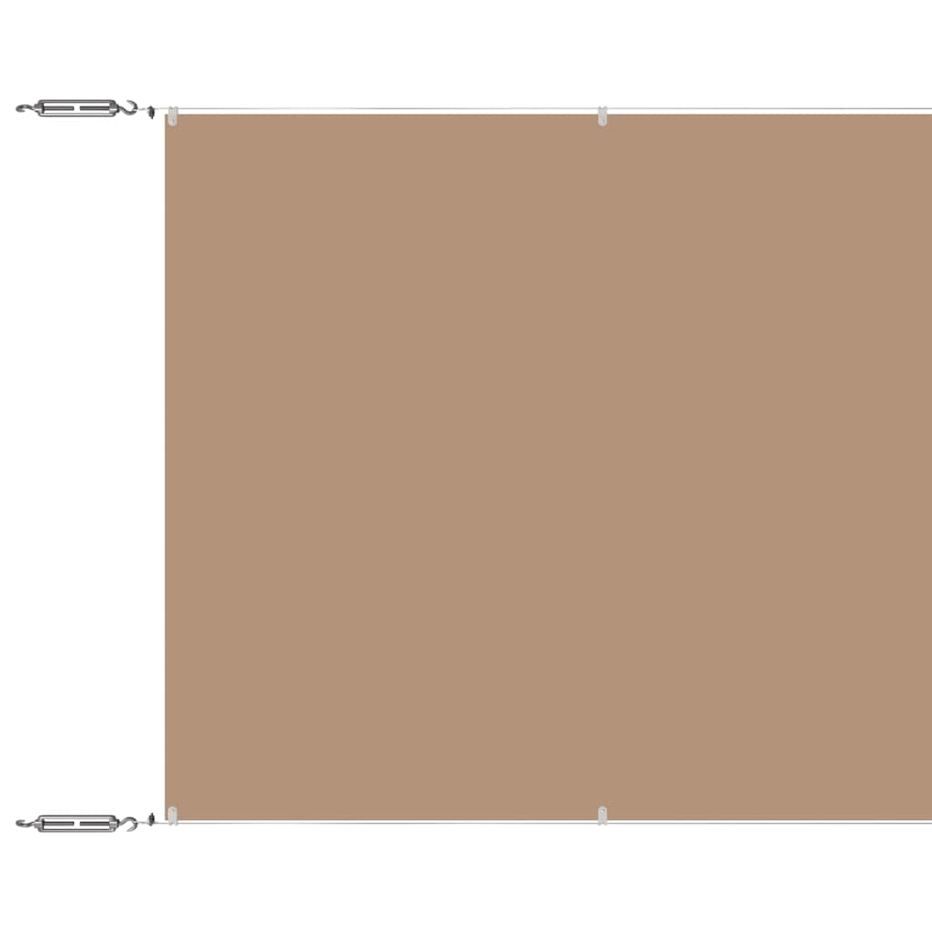 Τέντα Κάθετη Taupe 100 x 800 εκ. από Ύφασμα Oxford