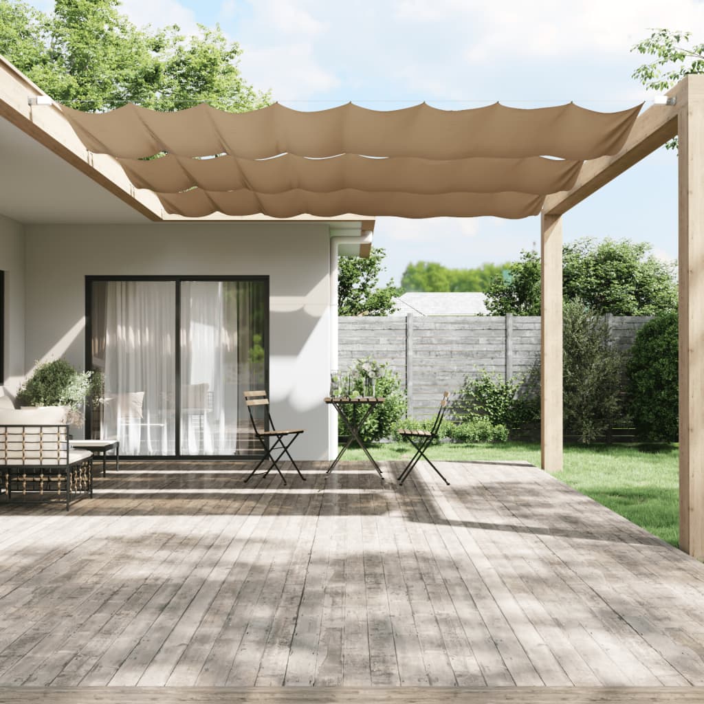 Τέντα Κάθετη Taupe 140 x 420 εκ. από Ύφασμα Oxford - PAKOBAZAAR