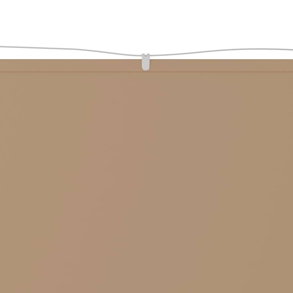 Τέντα Κάθετη Taupe 140 x 600 εκ. από Ύφασμα Oxford - PAKOBAZAAR