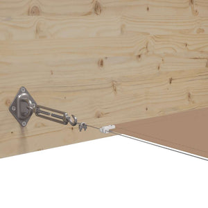 Τέντα Κάθετη Taupe 140 x 800 εκ. από Ύφασμα Oxford - PAKOBAZAAR
