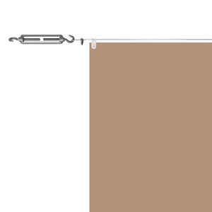 Τέντα Κάθετη Taupe 140 x 800 εκ. από Ύφασμα Oxford - PAKOBAZAAR