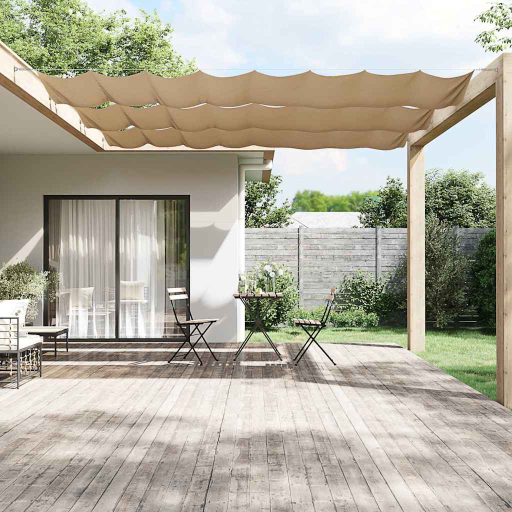 Τέντα Κάθετη Taupe 180 x 600 εκ. από Ύφασμα Oxford