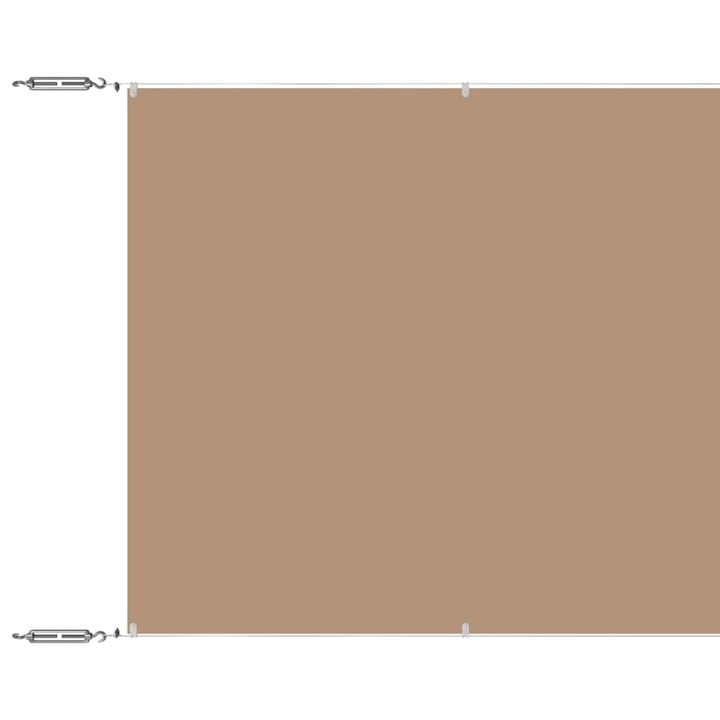 Τέντα Κάθετη Taupe 180 x 1000 εκ. από Ύφασμα Oxford - PAKOBAZAAR