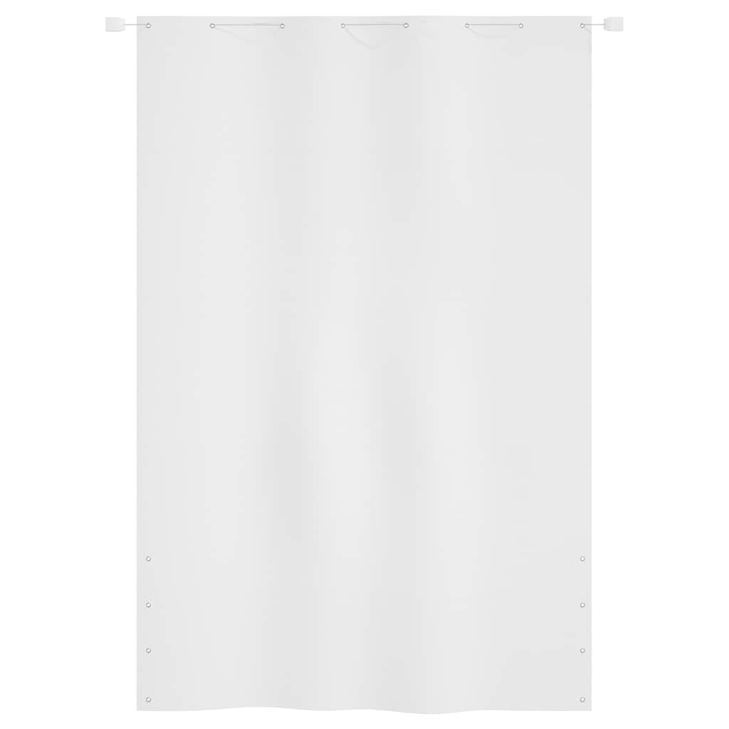 Διαχωριστικό Βεράντας Λευκό 160 x 240 εκ. Ύφασμα Oxford