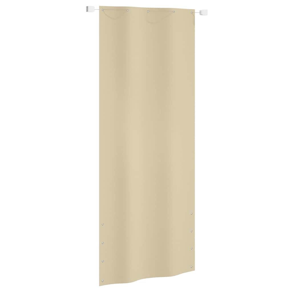 Διαχωριστικό Βεράντας Μπεζ 100 x 240 εκ. Ύφασμα Oxford