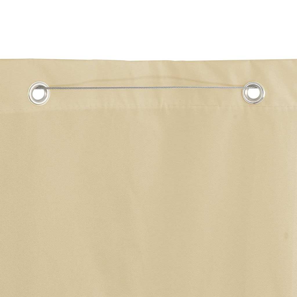 Διαχωριστικό Βεράντας Μπεζ 120 x 240 εκ. Ύφασμα Oxford - Pakobazaar