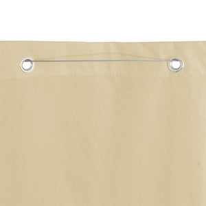 Διαχωριστικό Βεράντας Μπεζ 120 x 240 εκ. Ύφασμα Oxford - Pakobazaar