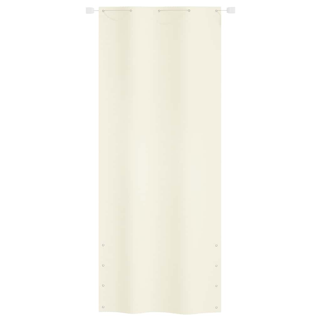 Διαχωριστικό Βεράντας Κρεμ 100 x 240 εκ. Ύφασμα Oxford