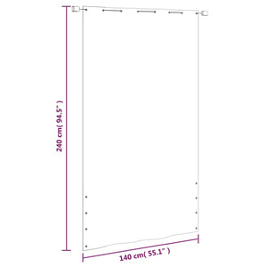 Διαχωριστικό Βεράντας Ανοιχτό Πράσινο 140x240 εκ. Ύφασμα Oxford - PAKOBAZAAR