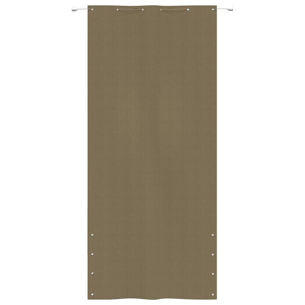 Διαχωριστικό Βεράντας Taupe 120 x 240 εκ. Ύφασμα Oxford