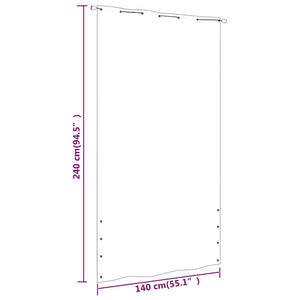 Διαχωριστικό Βεράντας Μπλε 140 x 240 εκ. Ύφασμα Oxford - Pakobazaar