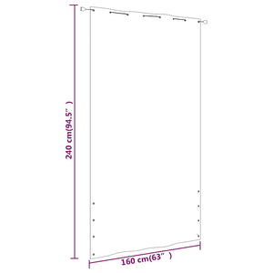 Διαχωριστικό Βεράντας Μπλε 160 x 240 εκ. Ύφασμα Oxford - Pakobazaar