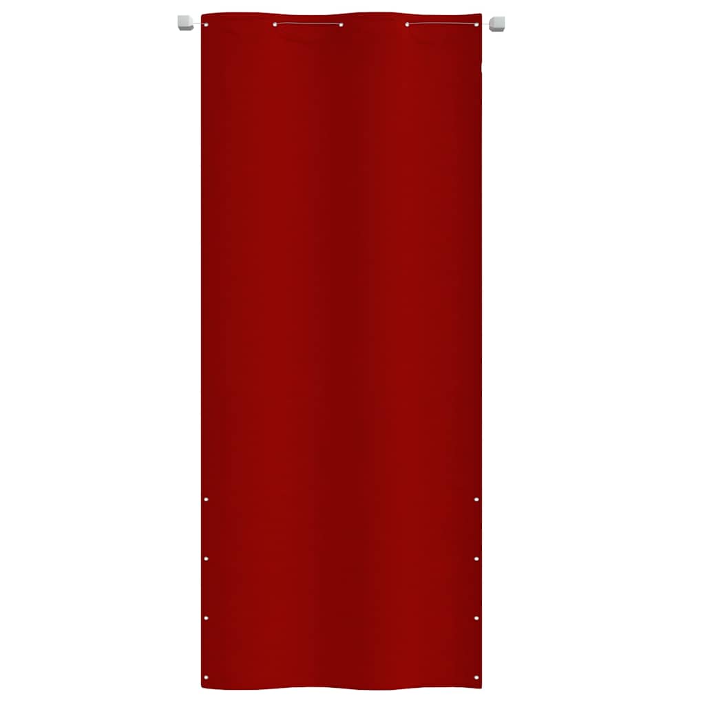 Διαχωριστικό Βεράντας Κόκκινο 100 x 240 εκ. Ύφασμα Oxford
