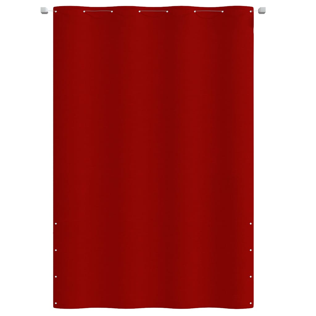 Διαχωριστικό Βεράντας Κόκκινο 160 x 240 εκ. Ύφασμα Oxford