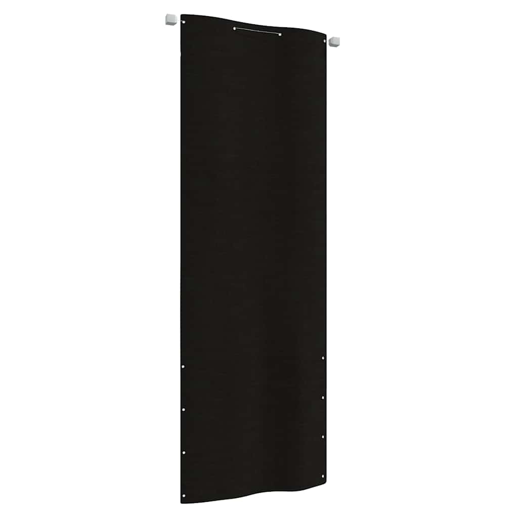 Διαχωριστικό Βεράντας Μαύρο 80 x 240 εκ. Ύφασμα Oxford - Pakobazaar