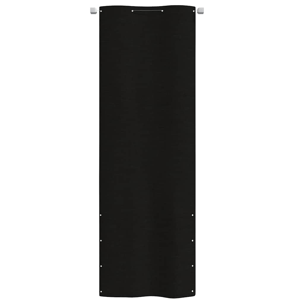 Διαχωριστικό Βεράντας Μαύρο 80 x 240 εκ. Ύφασμα Oxford - Pakobazaar
