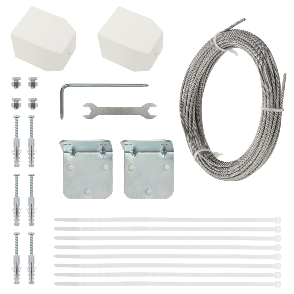 Διαχωριστικό Βεράντας Καφέ 140 x 240 εκ. Ύφασμα Oxford - PAKOBAZAAR