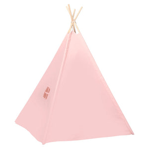 Σκηνή Teepee Παιδική Ροζ 120x120x150 εκ. Peach Skin με Σάκο - Pakobazaar
