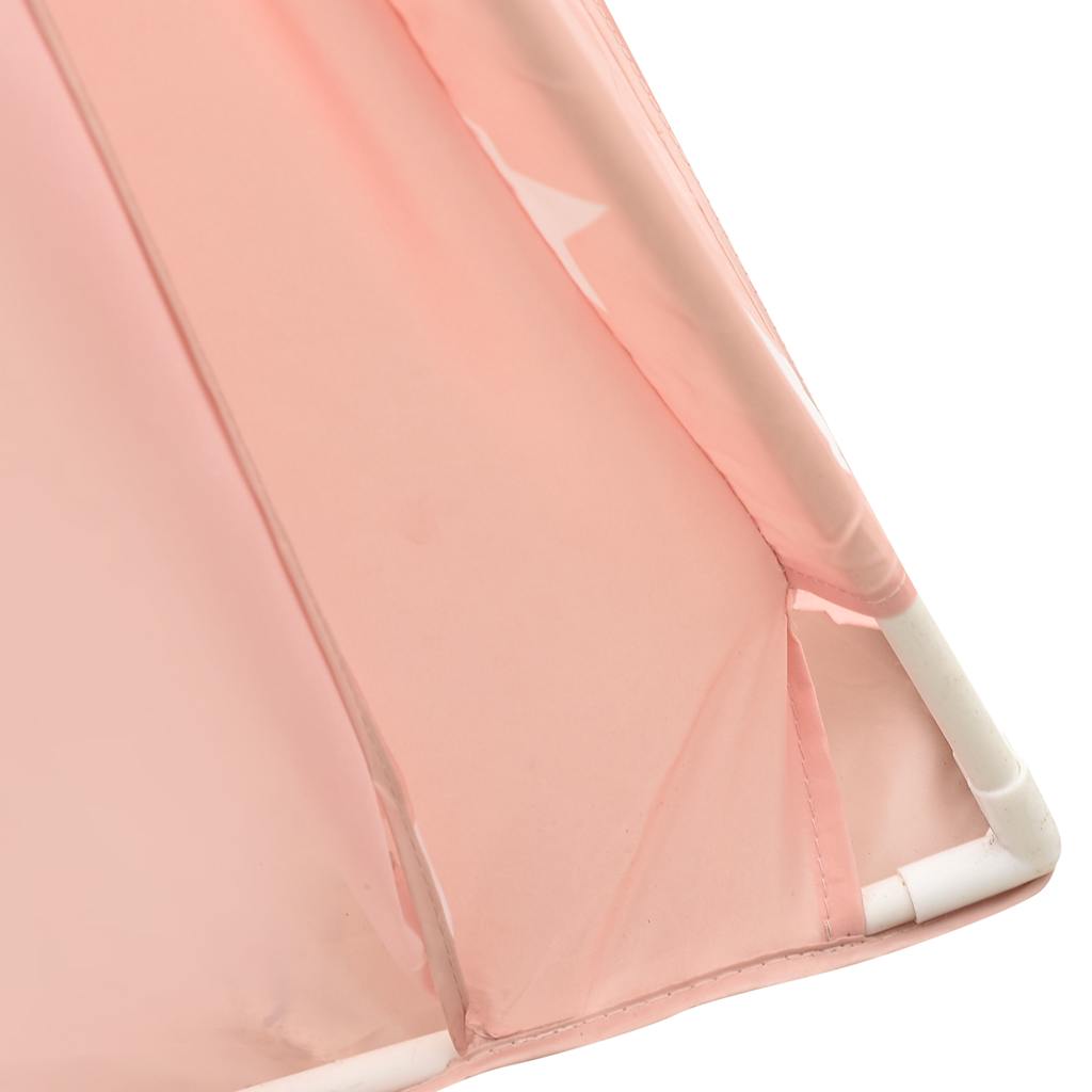 Σκηνή Teepee Παιδική Ροζ 115x115x160 εκ. Πολυεστερική με Σάκο - Pakobazaar