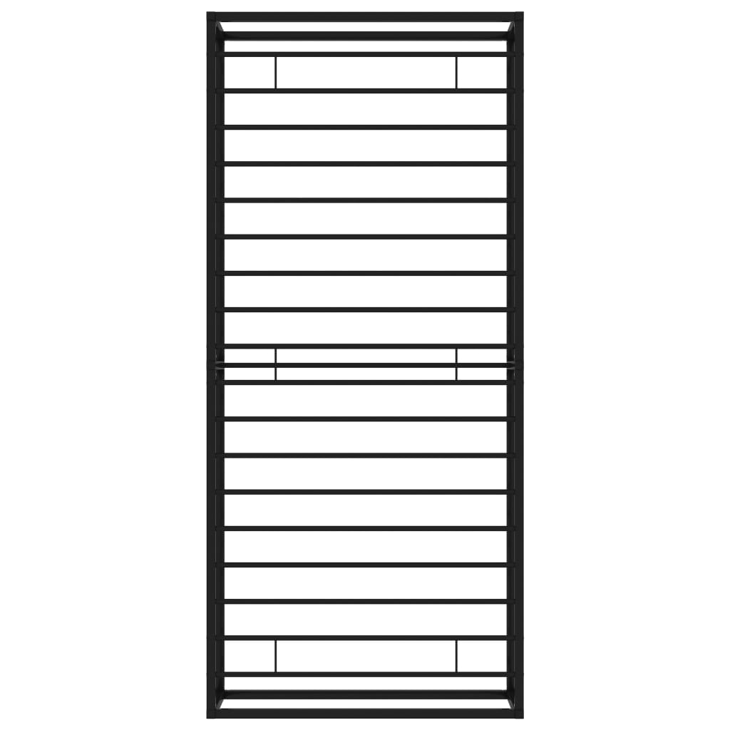 Πλαίσιο Κρεβατιού Μαύρο 90 x 200 εκ. Μεταλλικό