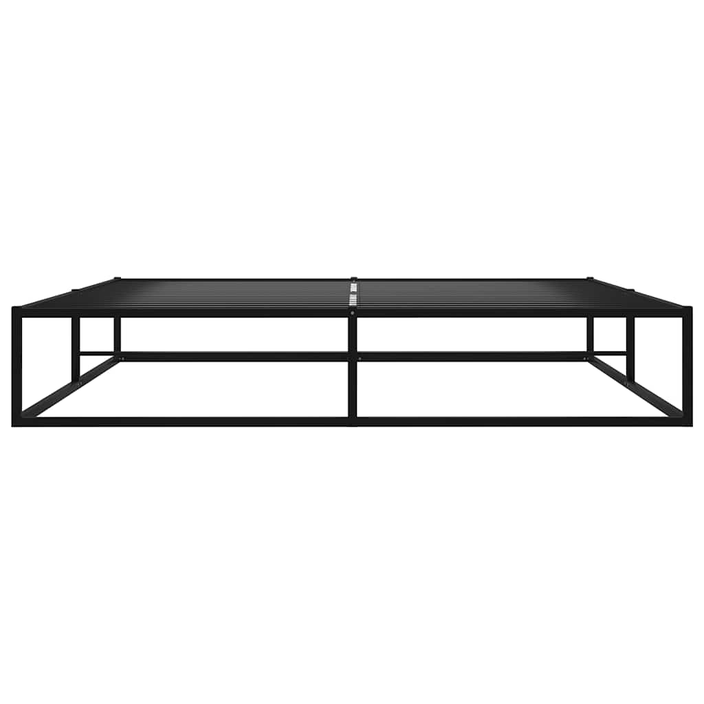Πλαίσιο Κρεβατιού Μαύρο 140 x 200 εκ. Μεταλλικό