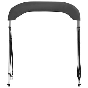 Τέντα Σκάφους με 2 Αψίδες Ανθρακί 180x130x110 εκ. - Pakobazaar