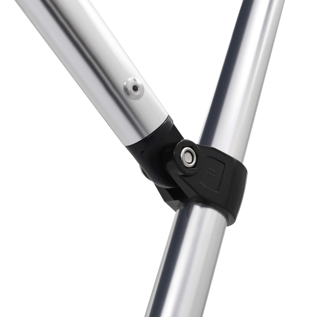 Τέντα Σκάφους με 4 Αψίδες Ανθρακί 243x180x137 εκ.