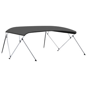 Τέντα Σκάφους με 4 Αψίδες Ανθρακί 243x(230-244)x137  εκ.