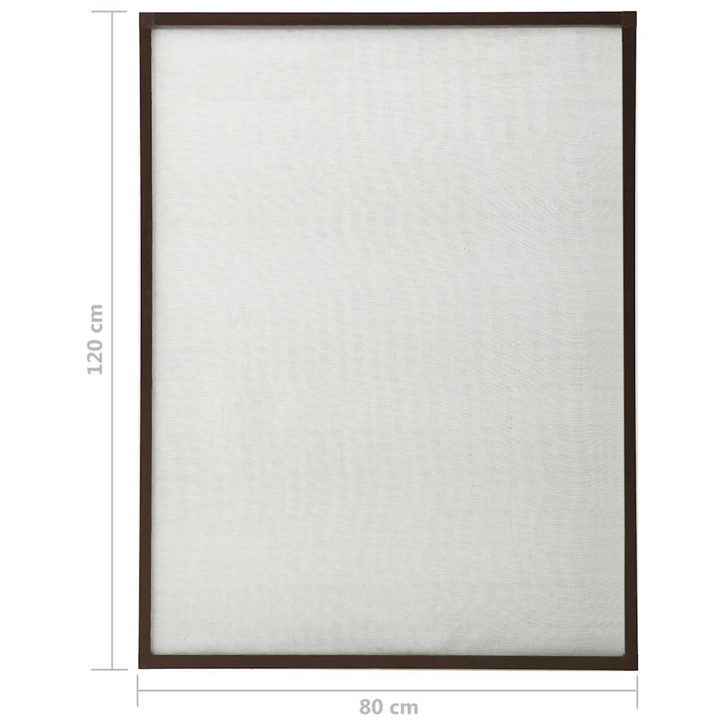 Σήτα Παραθύρου Καφέ 80 x 120 εκ. - Pakobazaar