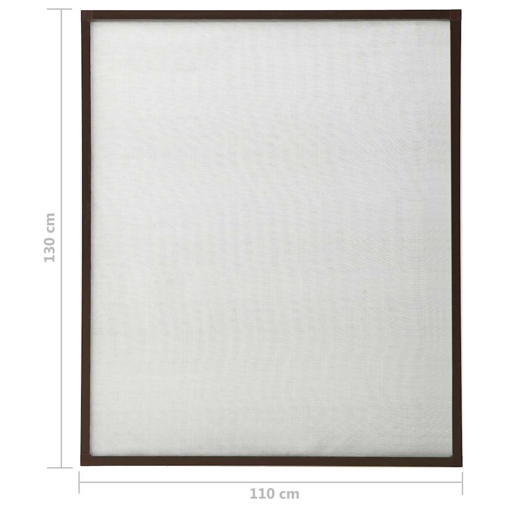 Σήτα Παραθύρου Καφέ 110 x 130 εκ.