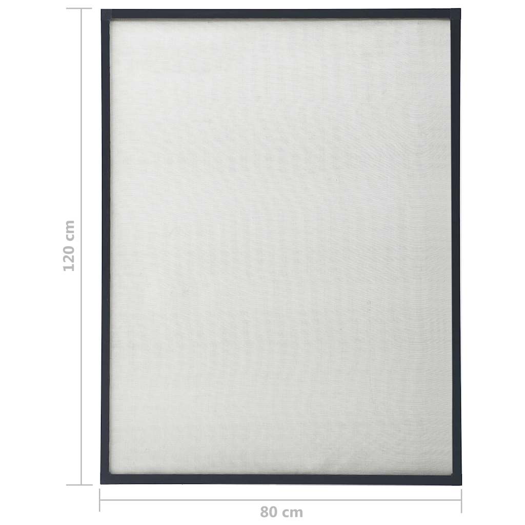 Σήτα Παραθύρου Ανθρακί 80 x 120 εκ.