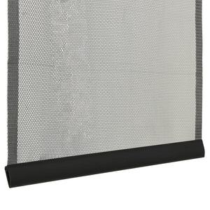 Σήτα Πόρτας Κουρτίνα 5 Τεμαχίων Μαύρη 120 x 240 εκ. - Pakobazaar