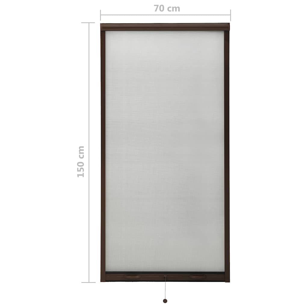 Σήτα Παραθύρου Κάθετης Κίνησης Καφέ 70 x 150 εκ.