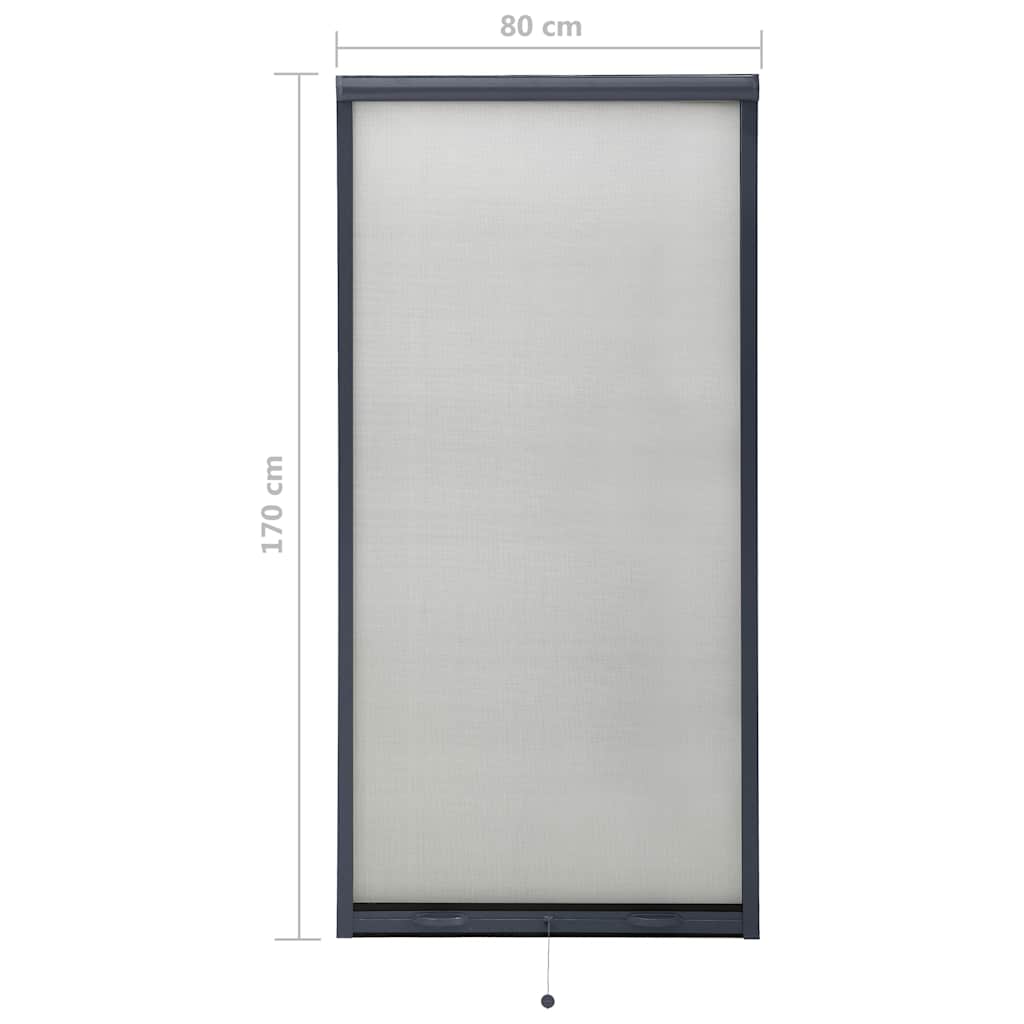 Σήτα Παραθύρου Κάθετης Κίνησης Ανθρακί 80 x 170 εκ.