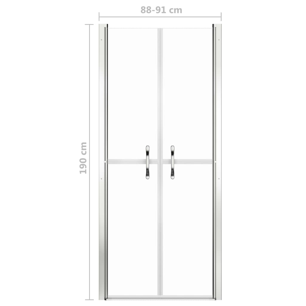Πόρτα Ντουζιέρας Διαφανής 91 x 190 εκ. από ESG - PAKOBAZAAR