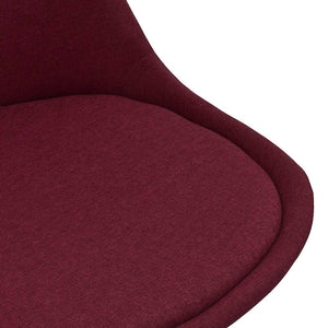 3057272  7 Piece Dining Set Wine Red   (287243+3x324169)