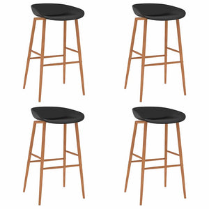 Σετ Επίπλων Μπαρ 5 Τεμαχίων Μαύρο