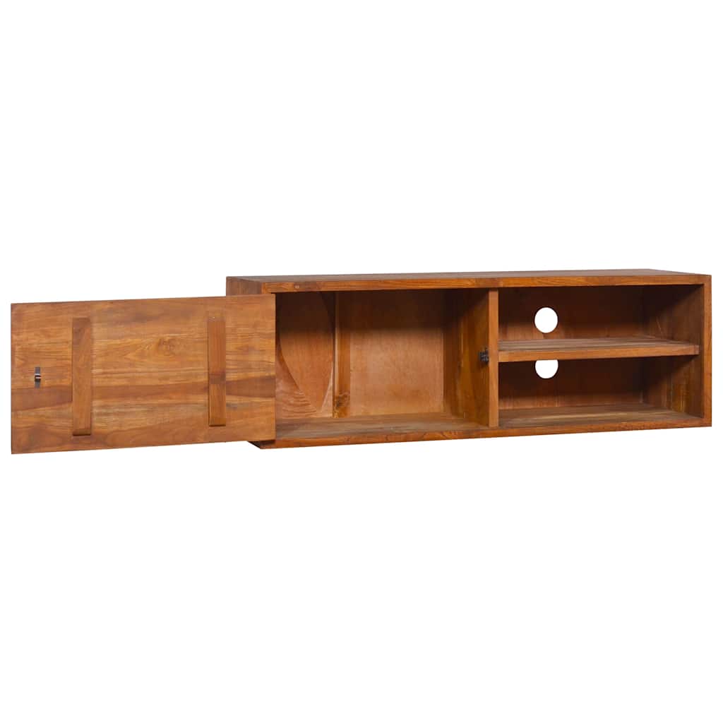 Έπιπλο Τηλεόρασης Επιτοίχιο 180 x 30 x 30 από Μασίφ Ξύλο Teak - PAKOBAZAAR