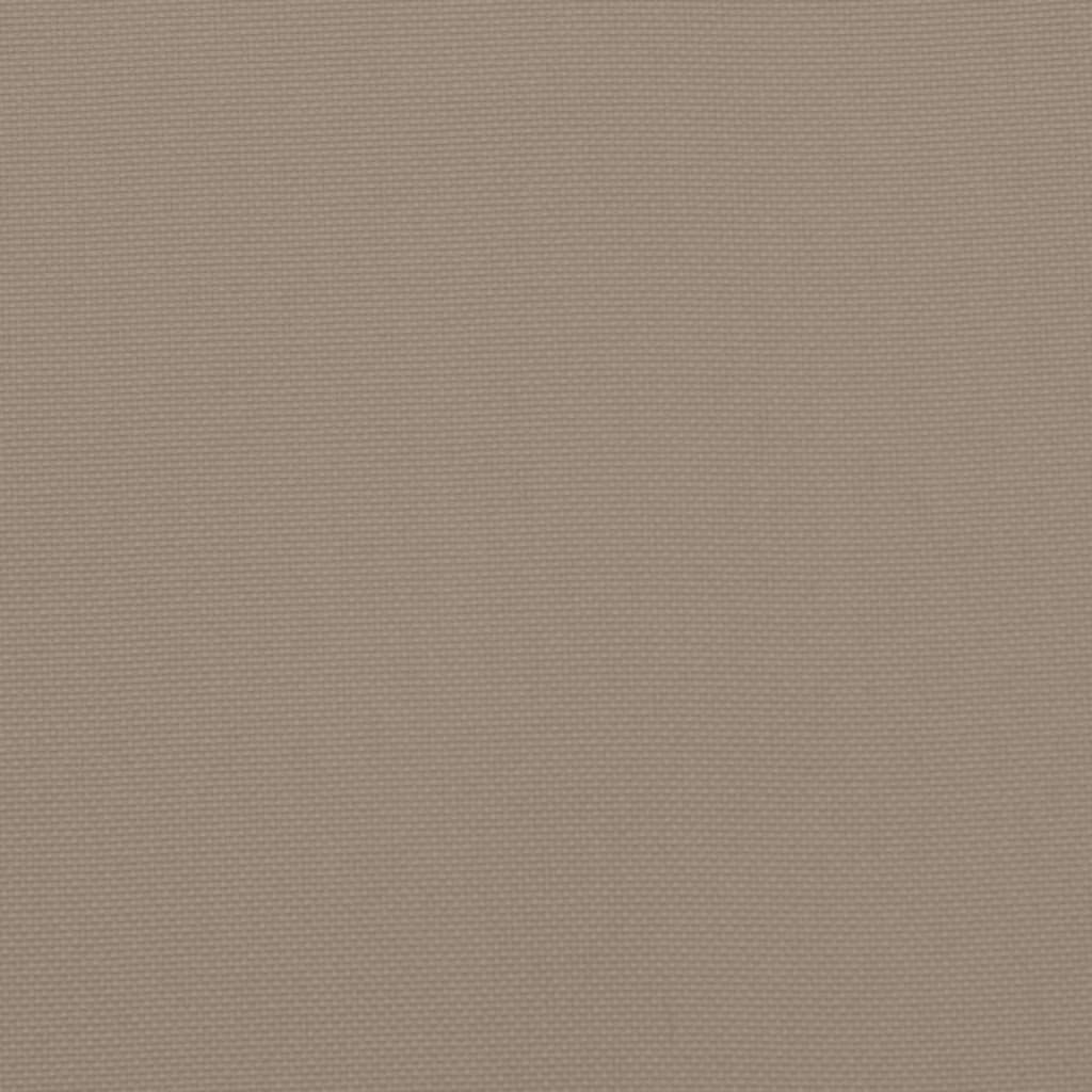 Μαξιλάρια Καρέκλας Κήπου Πλάτη 4τεμ Taupe 120x50x7 εκ. Ύφασμα