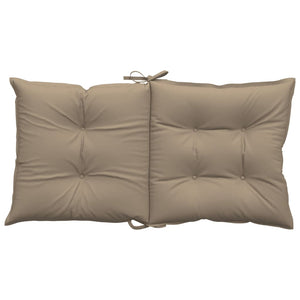 Μαξιλάρια Καρέκλας Κήπου με Πλάτη 6τεμ. Taupe 100x50x7εκ Ύφασμα - Pakobazaar