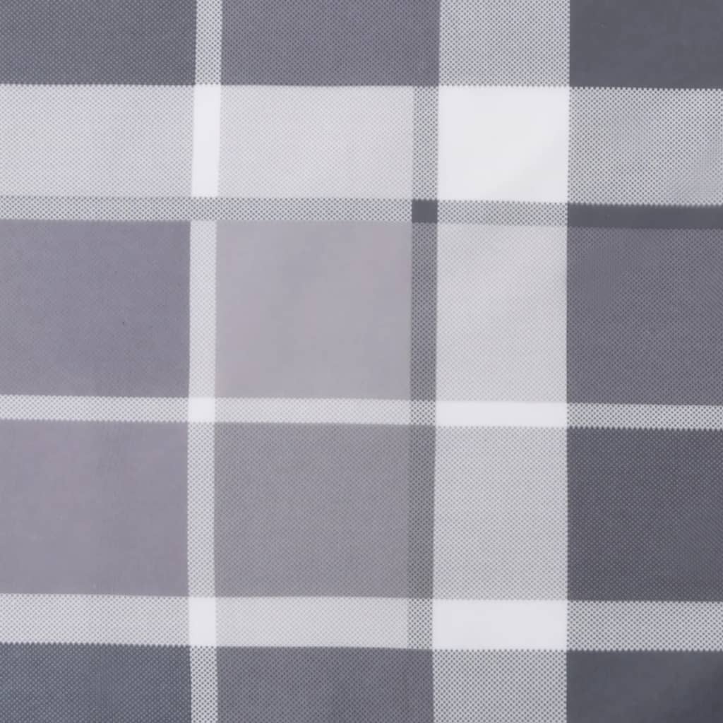 Μαξιλάρι Παλέτας Γκρι Καρό 60 x 60 x 12 εκ. Υφασμάτινο