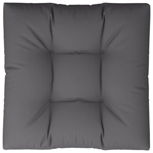 Μαξιλάρι Παλέτας Ανθρακί 70 x 70 x 12 εκ. Υφασμάτινο
